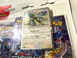 Temporal Forces 3 Pack Blister w/ Promo Pokemon TCG Scarlet & Violet Sealed - Image 4