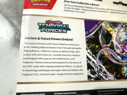 Temporal Forces 3 Pack Blister w/ Promo Pokemon TCG Scarlet & Violet Sealed - Image 5