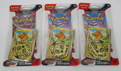 Pokemon Obsidian Flames Checklane Blister Pack X3 Scarlet & Violet Lot of 3 - Image 1