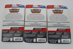 Pokemon Obsidian Flames Checklane Blister Pack X3 Scarlet & Violet Lot of 3 - Image 5