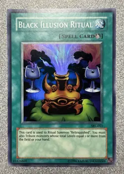 Black Illusion Ritual SRL-051 Spell Ruler Super Rare Unlimited Edition NM - Image 1