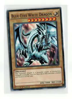BLUE-EYES WHITE DRAGON LDK2-ENK01 1st EDITION YUGIOH TCG NM - Image 1