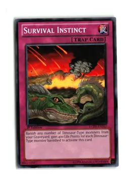 SURVIVAL INSTINCT LCJW-EN167 1st EDITION YUGIOH TCG LP - Image 1