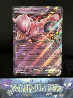 Pokemon Card Team Rockets Mewtwo Ex SVP 216 Destined Rivals Black Star Promo NM - Image 1