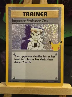 Pokemon Card - Imposter Professor Oak - 73/102 - 25th Celebrations - Image 1