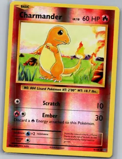 Charmander 9/108 Reverse Holo XY - Evolutions - Pokemon Card - NM - Image 1
