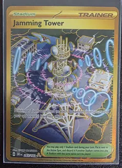 Jamming Tower Destined Rivals Hyper Rare Card #243/182 Near Mint Condition - Image 1