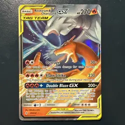 Pokemon TCG Reshiram Charizard GX Tag Team Card 20/214 Unbroken Bonds #1 - Image 1