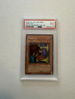 2002 YU-GI-OH! MRD-METAL RAIDERS 1ST ED #113 DARK ELF PSA 9 Vintage Card - Image 2