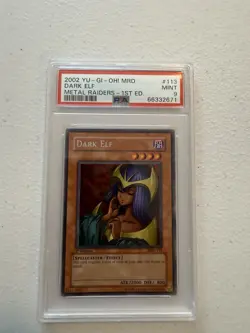 2002 YU-GI-OH! MRD-METAL RAIDERS 1ST ED #113 DARK ELF PSA 9 Vintage Card - Image 3