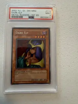 2002 YU-GI-OH! MRD-METAL RAIDERS 1ST ED #113 DARK ELF PSA 9 Vintage Card - Image 4