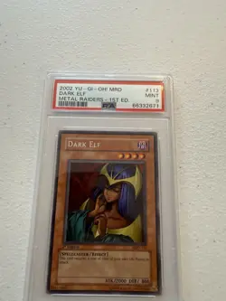 2002 YU-GI-OH! MRD-METAL RAIDERS 1ST ED #113 DARK ELF PSA 9 Vintage Card - Image 5