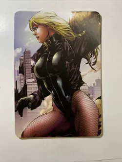 Black Canary Dinah Goddess Anime Doujin Art Card ACG Rare Heroine Sexy Girl DC - Image 2
