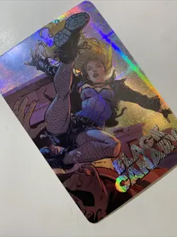 Black Canary Dinah Goddess Anime Doujin Art Card ACG Rare Heroine Sexy Girl DC - Image 4