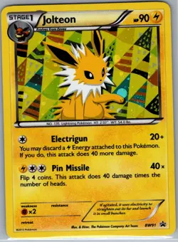 Jolteon - BW91 Holo Black and White Promos - Pokemon Card - NM - Image 1