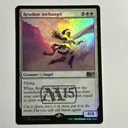 Resolute Archangel 028/269 FOIL Card Core Set 2015 Magic the Gathering MTG NM - Image 1