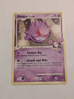 Gengar GL 40/111 Pokemon Rising Rivals 2009 Pokemon Card Non Holo MP - Image 1