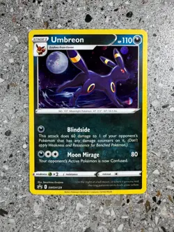 Pokemon TCG Cards Umbreon SWSH129 Black Star Promo Holo NM-M - Image 1