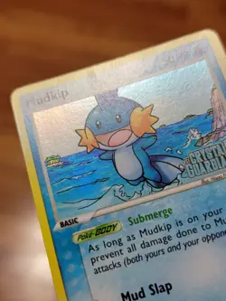 Pokemon Mudkip 57/100 Reverse Holo Common Card EX Crystal Guardians 2006 MP - Image 3