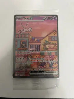 Pokemon TCG Mew ex 053 SV: Scarlet & Violet Promo Full Art Holo Card EX - SEALED - Image 1