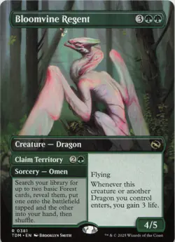 Bloomvine Regent (Borderless) R Tarkir: Dragonstorm 381 NM MTG - Image 1