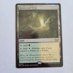 MTG - Hushwood Verge - Duskmourn: House of Horror Set (Rare/Land) 2024 NEW - Image 2