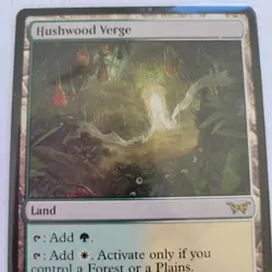 MTG - Hushwood Verge - Duskmourn: House of Horror Set (Rare/Land) 2024 NEW - Image 3