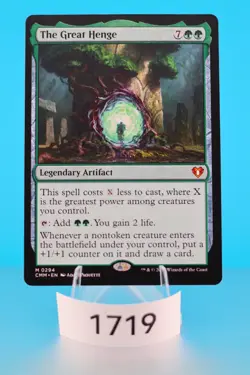 MTG The Great Henge Commander Masters Regular #294 - Image 1