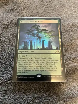 2022 Magic: The Gathering BOSEIJU, WHO ENDURES #266/302 Foil Rare English - Image 1