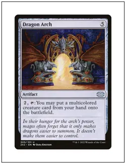 1x Dragon Arch, Magic the Gathering MTG NM - Image 1