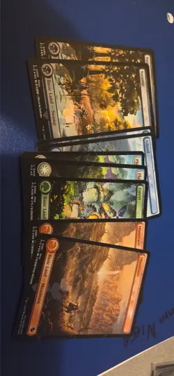 Chocobo Track Foil Full Art BASIC LAND NM Final Fantasy MTG Magic Lot of 10 - Image 1