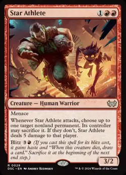 x1 Star Athlete R MTG Commander: Duskmourn: House of Horror M/NM, English - Image 1