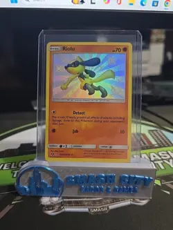 Pokemon TCG Riolu SV21/SV94 Hidden Fates Shiny Vault Holo Rare NM Condition *135 - Image 1