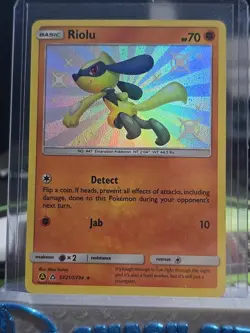 Pokemon TCG Riolu SV21/SV94 Hidden Fates Shiny Vault Holo Rare NM Condition *135 - Image 3