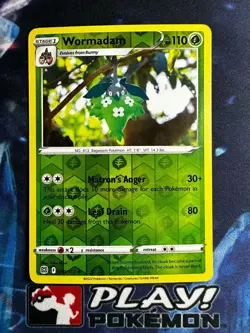 Wormadam 010/172 Reverse Holo Brilliant Stars Pokemon TCG Card NM + Cardsaver - Image 1