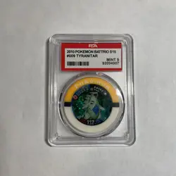PSA 9 2010 Pokemon Battrio #009 Tyranitar Mint Total POP 1 Japanese Rare - Image 1