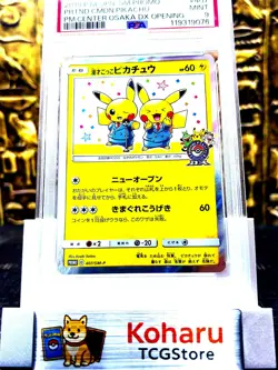 Pokemon Pretend Comedian Pikachu 407/SM-P JP Pokemon Center Osaka PSA 9 MIINT - Image 1