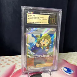 Pokemon S-Chinese Schoolgirl 157/132, Full Art Holo Pristine 10 CGC grade slab - Image 1