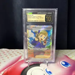 Pokemon S-Chinese Schoolgirl 157/132, Full Art Holo Pristine 10 CGC grade slab - Image 2