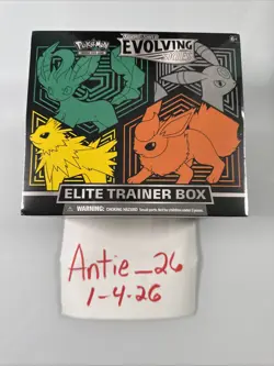 Pokemon TCG Sword & Shield Evolving Skies Elite Trainer Box ETB Factory Sealed - Image 1