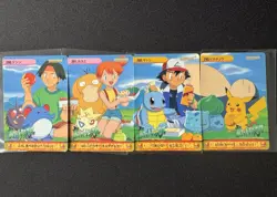Snorlax Pikachu & Others #293 292 291 290 Pokemon Carddass Anime Collection 1999 - Image 1