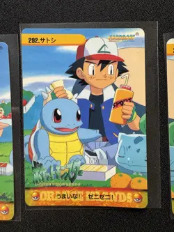 Snorlax Pikachu & Others #293 292 291 290 Pokemon Carddass Anime Collection 1999 - Image 3