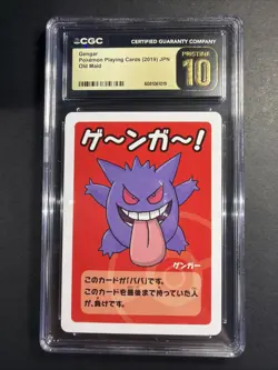 CGC Pristine 10 Gengar Pokemon Japanese Old Maid 2019 - Image 1