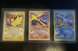 Pokemon Set of 3 Legendary Bird Promos Black Star Promos Regular - Image 1