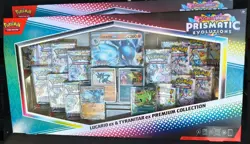 Pokemon Prismatic Evolutions Lucario ex & Tyranitar ex Premium Collection - Image 1