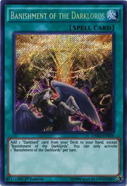 Yugioh! LP Banishment of the Darklords - DESO-EN034 - Secret Rare - 1st Edition - Image 1