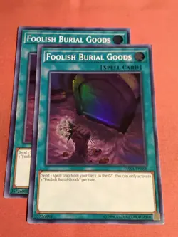 Foolish Burial Goods (x2) DASA-EN058 Super Rare Dark Saviors - Unplayed Mint+ - Image 1