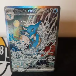 Kingdra EX 131 Pokemon TCG Scarlet & Violet Black Star Promo Holo Card - Image 1