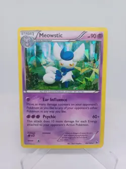 Meowstic 43/106 Cracked Ice Holo Promo XY FlashFire Pokemon TCG Card - Image 1