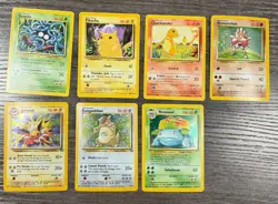 1999 Pokemon TCG Jungle Card Holo Lot - Venusaur, Pikachu, Jolteon, + - LP - Image 1